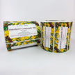 Two Elderberry Lemonade Mix roll labels with floral design on a white background