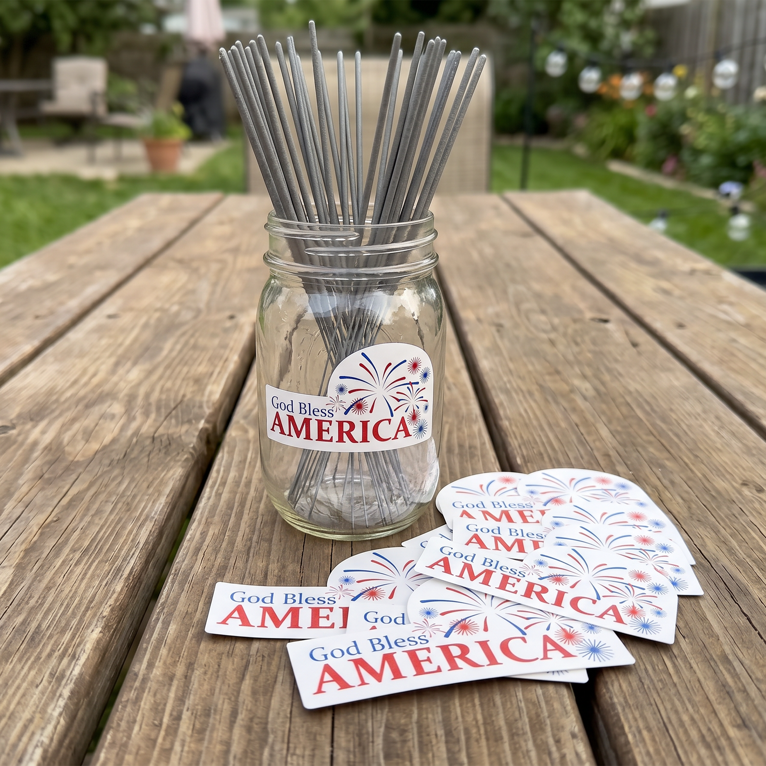Patriotic Die Cut Stickers