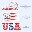 Patriotic Die Cut Stickers