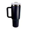 Stormy Sea insulated mug with handle on a white background