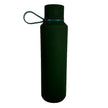 green water bottle with a green handle on a white background