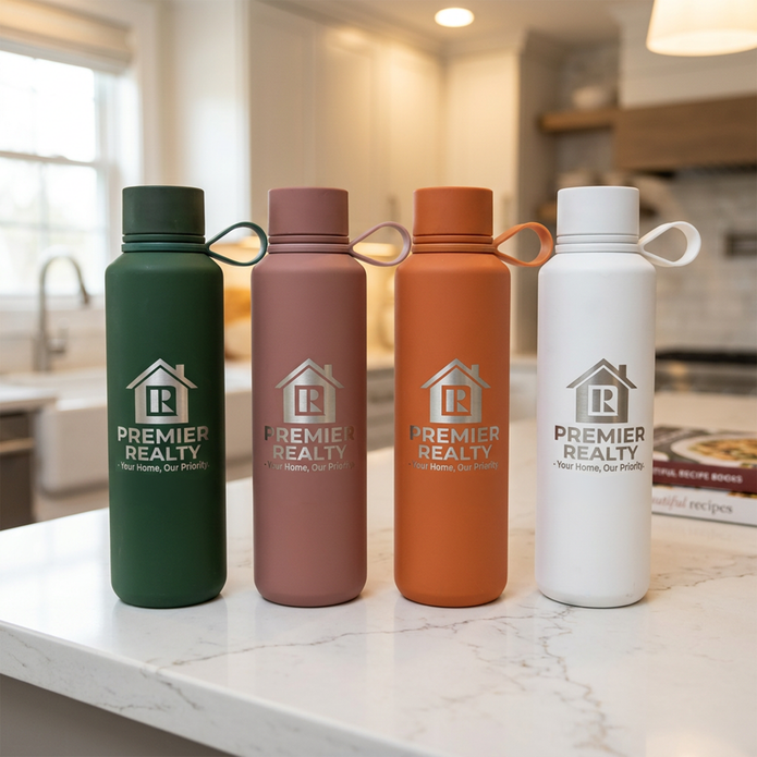 Custom Engraved Soft Touch Tumbler 750ml