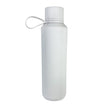 White water bottle with a strap on a white background
