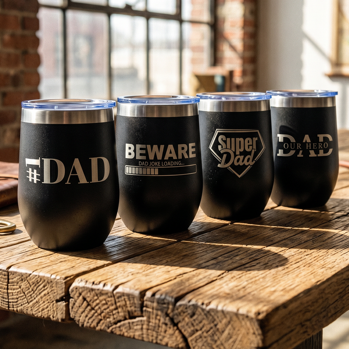 Custom Engraved Wine Tumblers