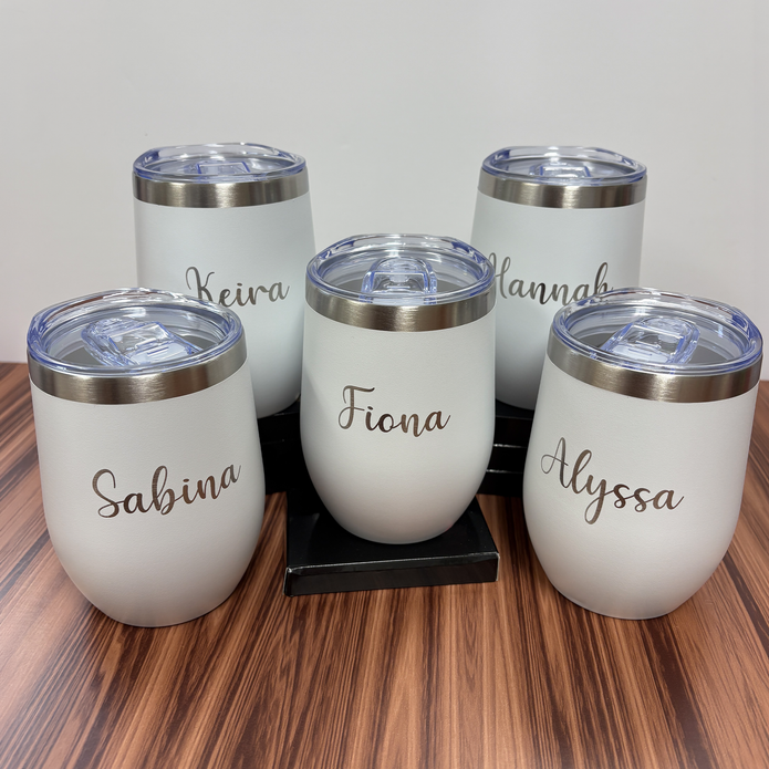Custom Engraved Wine Tumblers
