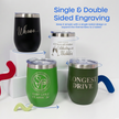 Custom Engraved Wine Tumblers