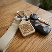Custom Engraved Wood Keychain